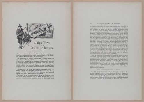 E262 - Antique Views of Ye Towne of Boston - 1882 - i3564 - 3565