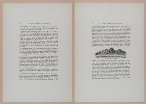 E262 - Antique Views of Ye Towne of Boston - 1882 - i3568 - 3569