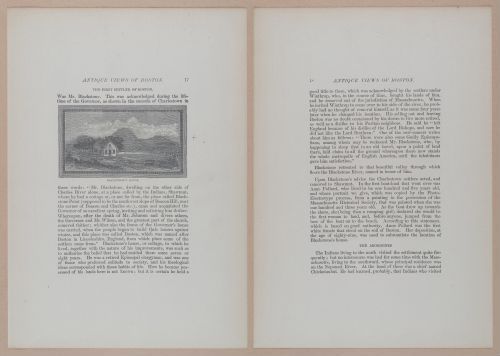 E262 - Antique Views of Ye Towne of Boston - 1882 - i3570 - 3571