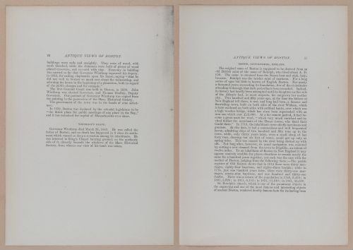 E262 - Antique Views of Ye Towne of Boston - 1882 - i3574 - 3576