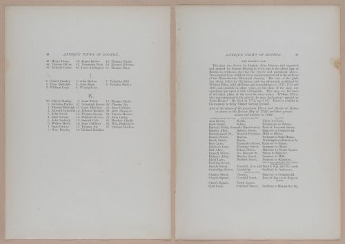 E262 - Antique Views of Ye Towne of Boston - 1882 - i3584 - 3587