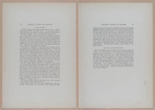 E262 - Antique Views of Ye Towne of Boston - 1882 - i3601 - 3604