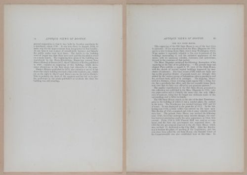 E262 - Antique Views of Ye Towne of Boston - 1882 - i3612 - 3615