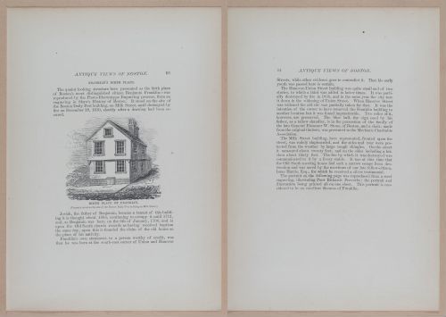 E262 - Antique Views of Ye Towne of Boston - 1882 - i3622 - 3623
