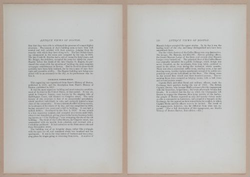 E262 - Antique Views of Ye Towne of Boston - 1882 - i3640 - 3641