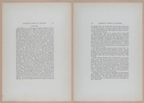 E262 - Antique Views of Ye Towne of Boston - 1882 - i3660 - 3661