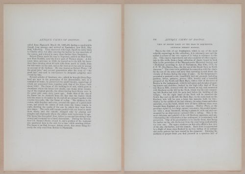E262 - Antique Views of Ye Towne of Boston - 1882 - i3670 - 3671
