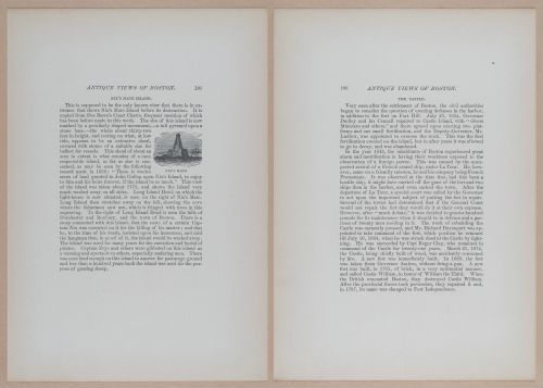 E262 - Antique Views of Ye Towne of Boston - 1882 - i3689 - 3690