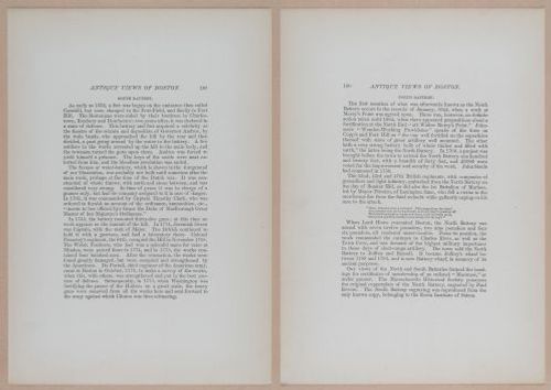 E262 - Antique Views of Ye Towne of Boston - 1882 - i3692 - 3693