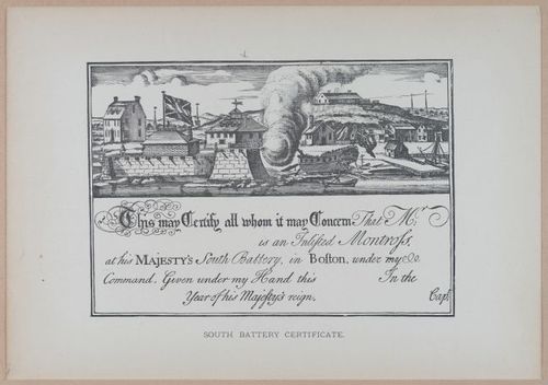 E262 - Antique Views of Ye Towne of Boston - 1882 - i3694