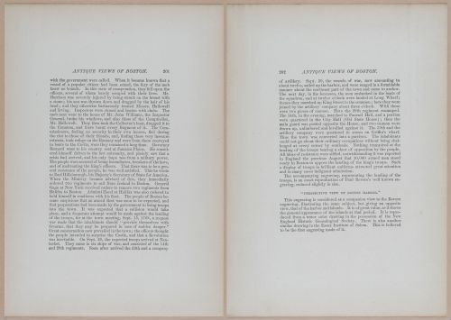 E262 - Antique Views of Ye Towne of Boston - 1882 - i3700 - 3701