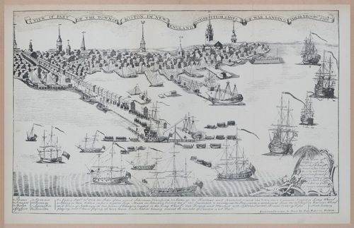E262 - Antique Views of Ye Towne of Boston - 1882 - i3702 - 3703
