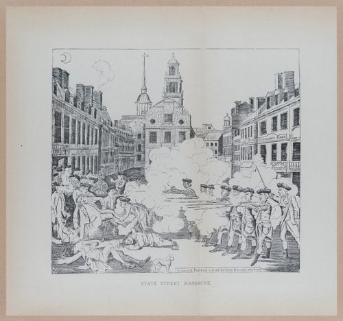 E262 - Antique Views of Ye Towne of Boston - 1882 - i3709 - 3710