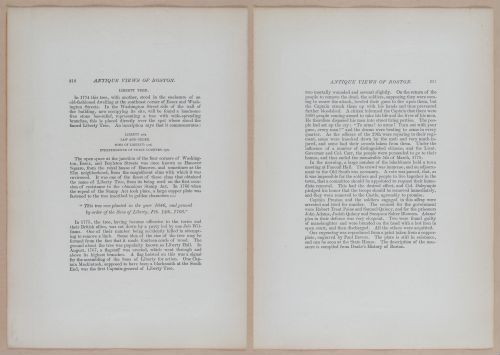 E262 - Antique Views of Ye Towne of Boston - 1882 - i3711 - 3712