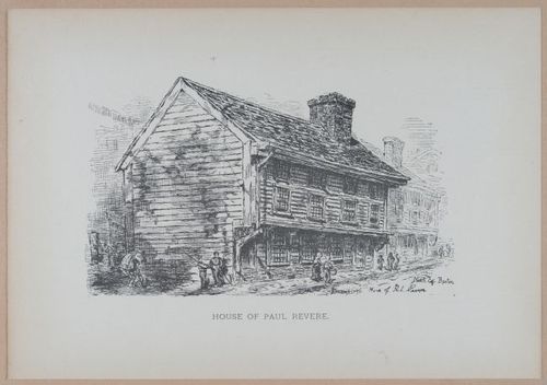 E262 - Antique Views of Ye Towne of Boston - 1882 - i3717