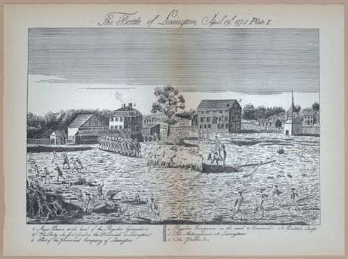 E262 - Antique Views of Ye Towne of Boston - 1882 - i3723 - 3724