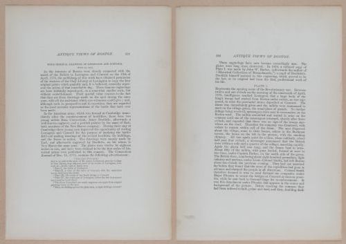 E262 - Antique Views of Ye Towne of Boston - 1882 - i3725 - 3726