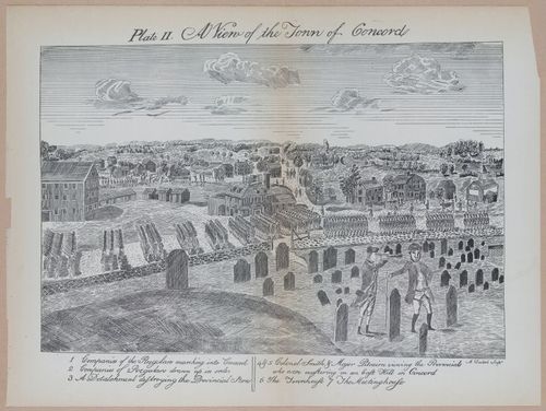 E262 - Antique Views of Ye Towne of Boston - 1882 - i3727 - 3728
