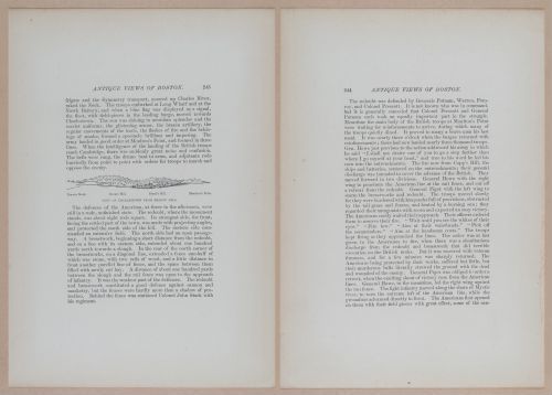 E262 - Antique Views of Ye Towne of Boston - 1882 - i3739 - 3740