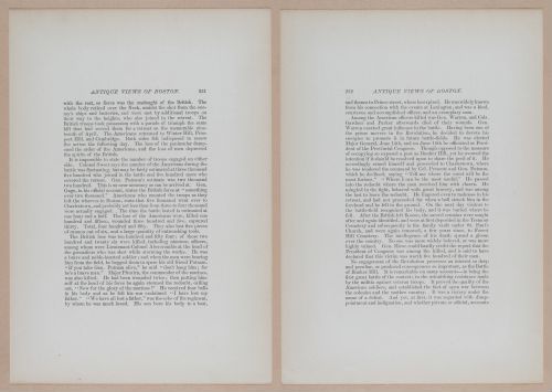E262 - Antique Views of Ye Towne of Boston - 1882 - i3746 - 3747