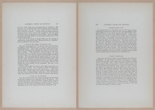 E262 - Antique Views of Ye Towne of Boston - 1882 - i3749 - 3750