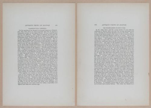 E262 - Antique Views of Ye Towne of Boston - 1882 - i3753 - 3754