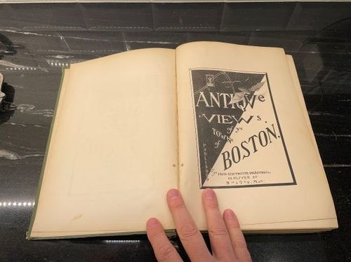 E262 - Antique Views of Ye Towne of Boston - 1882 - i4901