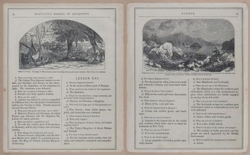 E288 -Monteith's Manual of Geography 1876 - 5352-5353