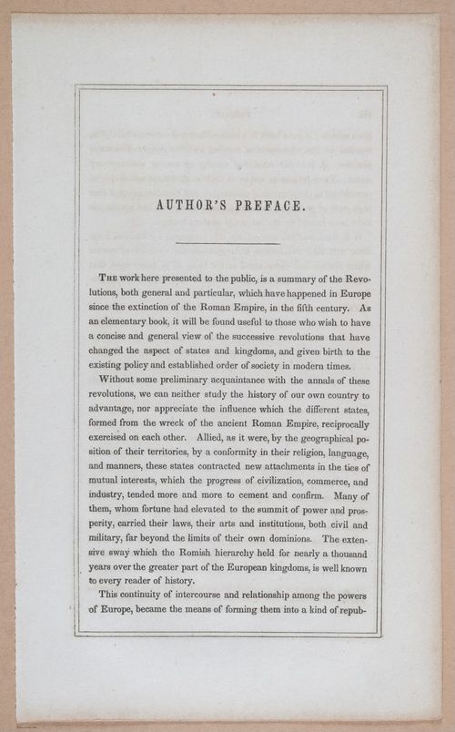 E293 - History of Revolutions in Europe 1850 - i5942