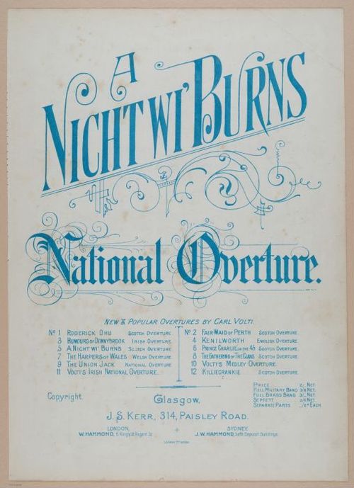 E300 - Sheet Music Scottish Lancers - i6724