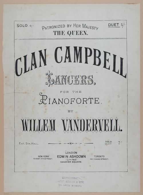 E300 - Sheet Music Scottish Lancers - i6821