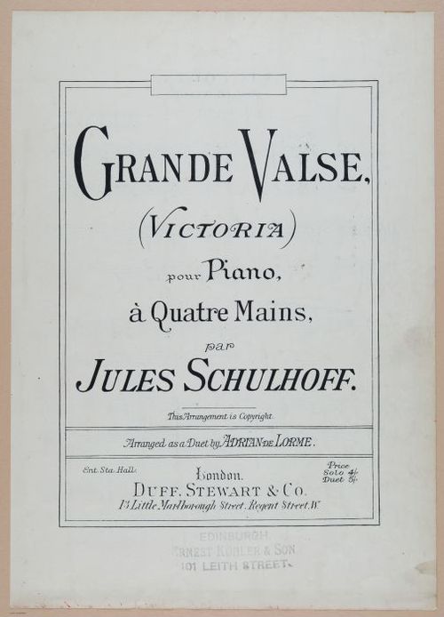 E300 - Sheet Music Scottish Lancers - i6837