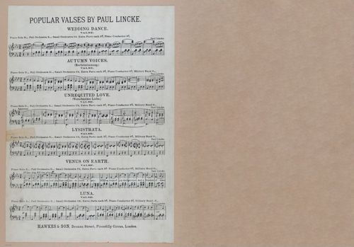 E300 - Sheet Music Scottish Lancers - i6584