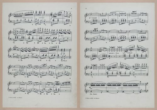 E300 - Sheet Music Scottish Lancers - i6606-6607