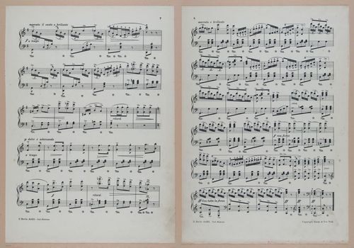 E300 - Sheet Music Scottish Lancers - i6608-6609