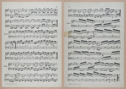 E300 - Sheet Music Scottish Lancers - i6624-6625