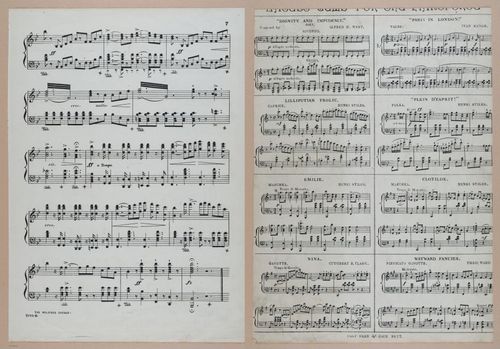 E300 - Sheet Music Scottish Lancers - i6632-6633