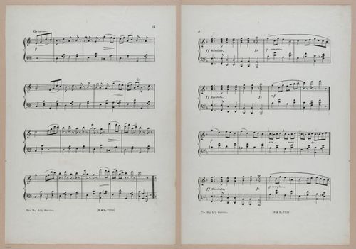 E300 - Sheet Music Scottish Lancers - i6650-6651