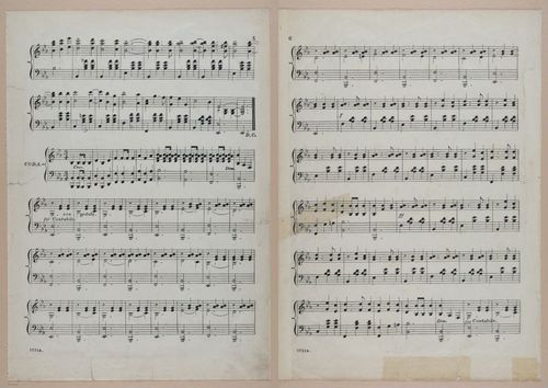E300 - Sheet Music Scottish Lancers - i6663-6664