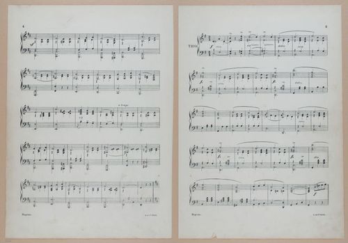 E300 - Sheet Music Scottish Lancers - i6671-6672