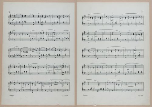 E300 - Sheet Music Scottish Lancers - i6673-6674