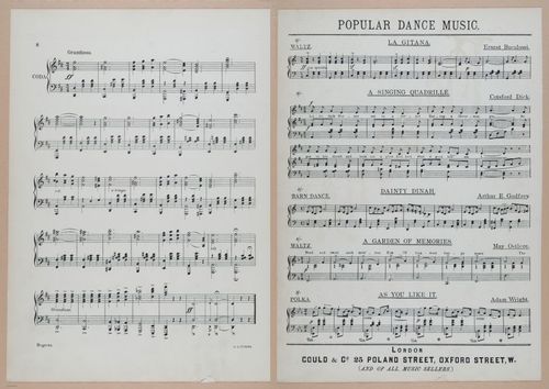 E300 - Sheet Music Scottish Lancers - i6675-6676