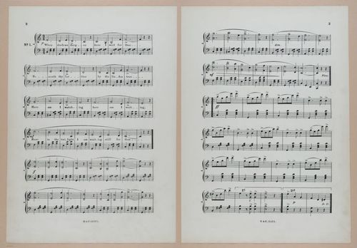E300 - Sheet Music Scottish Lancers - i6679-6680