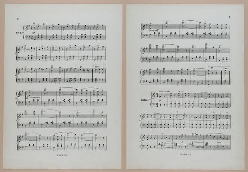 E300 - Sheet Music Scottish Lancers - i6683-6684