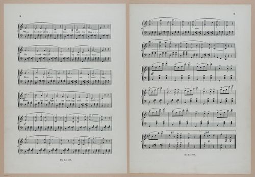 E300 - Sheet Music Scottish Lancers - i6685-6686