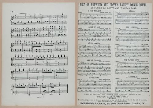 E300 - Sheet Music Scottish Lancers - i6689-6690