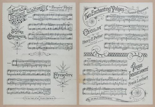 E300 - Sheet Music Scottish Lancers - i6699-6700