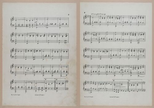 E300 - Sheet Music Scottish Lancers - i6705-6706