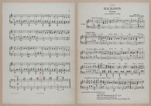 E300 - Sheet Music Scottish Lancers - i6709-6710