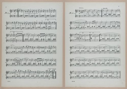 E300 - Sheet Music Scottish Lancers - i6715-6716